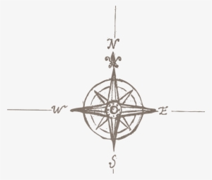 Old Map Compass Png