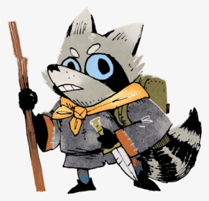 Root Character Concept Raccoon - Root Board Game Vagabond
