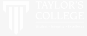 Taylors University Logo White