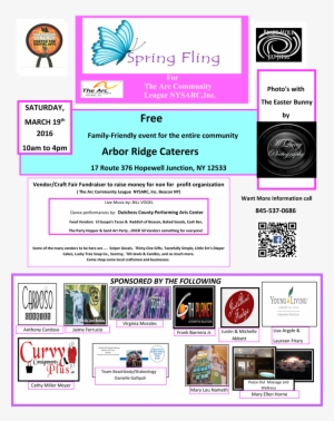 Spring Fling Free Family-friendly Event For The Entire - Sponsor