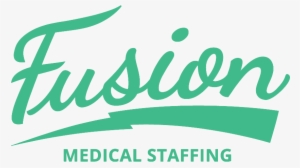 Fusion Name Badge Logo Noback - Fusion Medical Staffing Logo