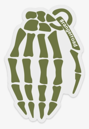 Od Green Ranger Road Sticker - Skeleton Hands On Boobs