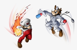 Dr Mario Vs Fire Mario
