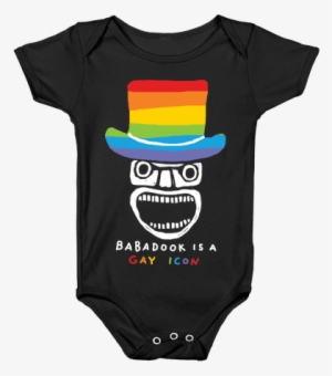 Babadook Is A Gay Icon Baby Onesy - Pennywise And The Babadook