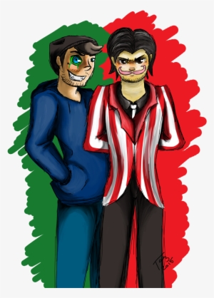 “antisepticeye And Wilford Warfstache - Antisepticeye X Wilford Warfstache