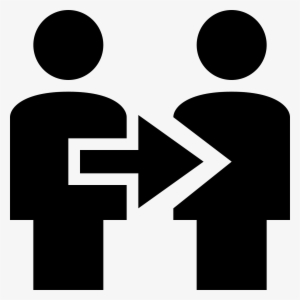A Drawing Of Two People Side By Side With A Small Space - Icon