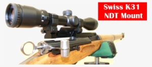 Low-profile Ndt Scope Mount For Swiss K31 Carbine - Swiss Products K31 Clamp Mount