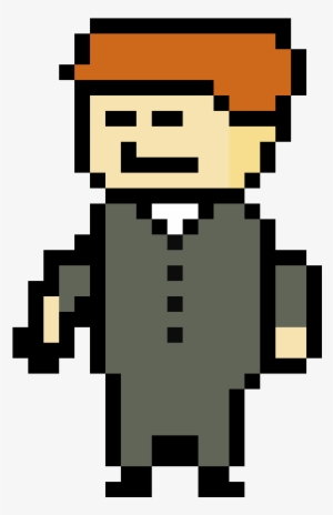 Ghast Face Pixel Art - Cartoon