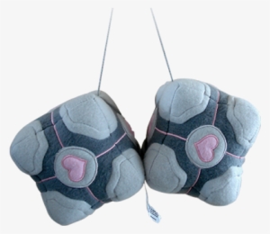 Portal Weighted Companion Cube Fuzzies - Video Game