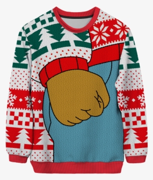 Arthur's Fist Of Fury Unisex - Arthur Ugly Christmas Sweater