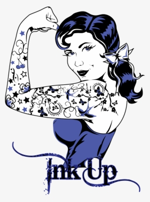Retro Rockabilly Tattoo Pinup Girl Vector Graphic Design - Pin Up Girl Tattoos