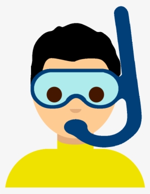 Scuba-diving Boy Emoji - Scuba Diving Emoji Transparent