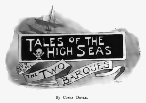 The Original Title Art For The Two Barques - Sign