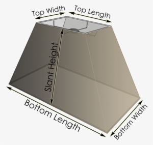 Rectangle Replacement Lampshade Diagram