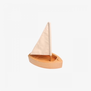 Wooden Sail Boat - Grimm's Sailing Boat Large - Water Play