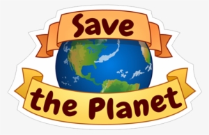 Save The Planet Earth Sticker - Earth