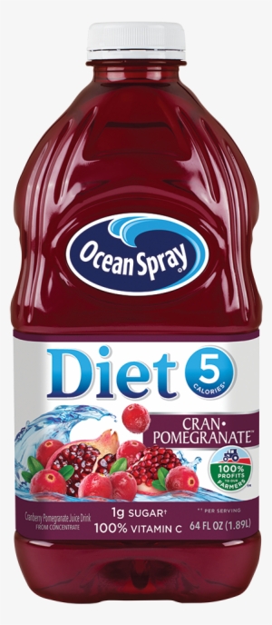 Ocean Spray Diet Juice, Cran-pomegranate, 64 Fl Oz, - Ocean Spray Cranberry Juice