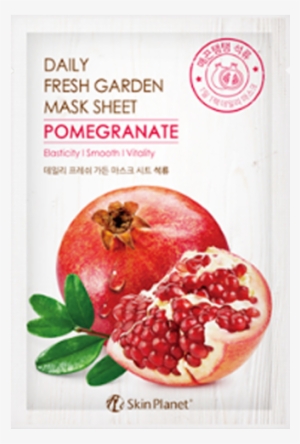 Skin Planet Daily Fresh Garden Mask - Skin Planet Daily Fresh Garden Mask Sheet Pomegranate