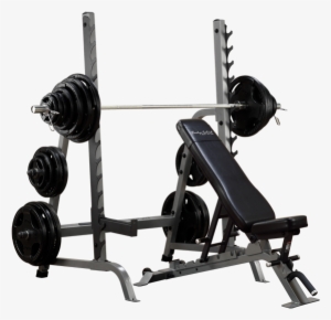 Body Solid Squat/bench Combo Rack - Bench And Squat Rack Combo