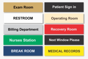 Engraved Medical Office Signs, Office Name Plates And - Windows Medical Office Signs