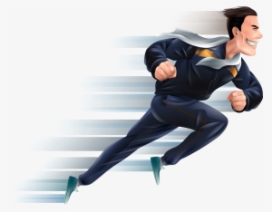 Are You Seeking A Fast Credit Repair Company - Man Running Fast Cartoon
