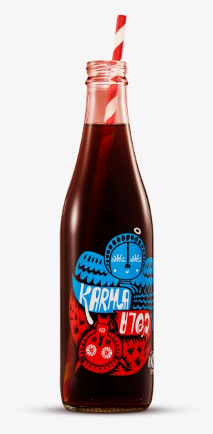 Less Sugar Than Most Other Fizzy Drinks - Karma Cola Glass Bottle 12x330ml