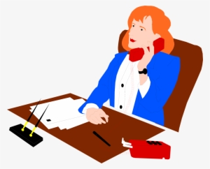 Business - Phone Interview Clipart