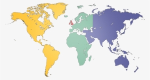 Choose Your Region - World Map Vector Hd
