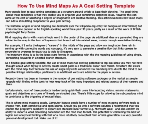 Mind Map Template Word,how To Use Mind Maps As A Goal - Mind Map