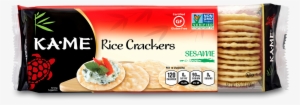 Ka'me Rice Crackers - Sesame - 3.5 Oz.