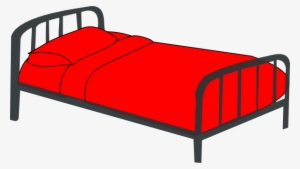 Small - Red Bed Clip Art