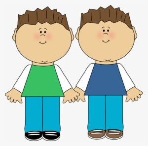 Clip Art > Twin Brothers - Twins Clipart