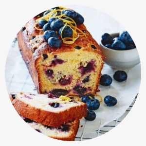 Blueberry Loaf Pic - Blueberry And Lemon Curd Yoghurt Cake
