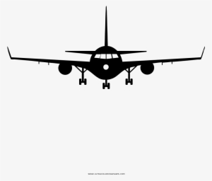 Airplane Coloring Page - Drawing
