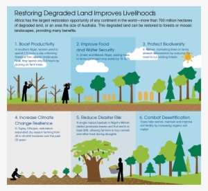 <p>click To Enlarge - Restoration Of Degraded Land