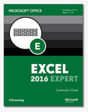 3264-1 Excel 2016 Expert Frontcover - Png Ms Excel 2016 Logo