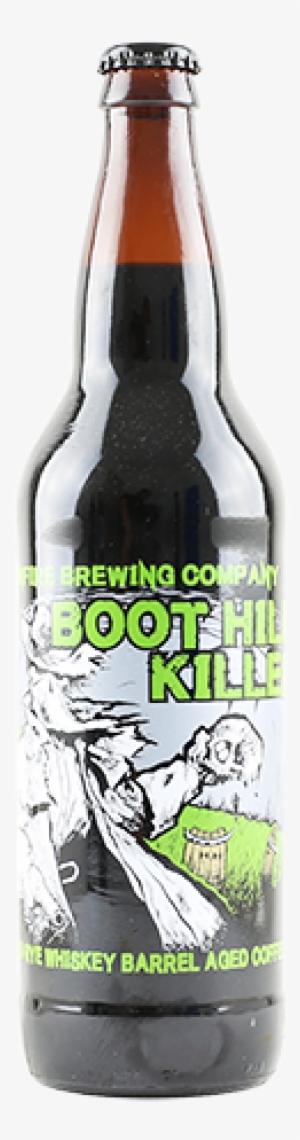 Ironfire Boot Hill Killer Whiskey Barrel Aged Stout - Beer Bottle