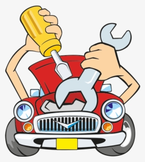Engine Clipart Vehicle Maintenance - Car Damage Cartoon