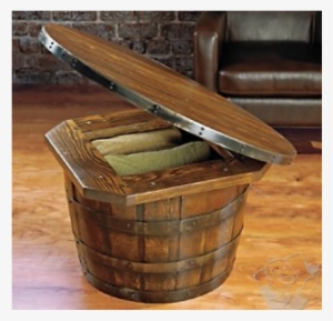 Whiskey Barrel Table - Whiskey Barrel Craft Ideas