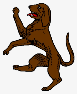 Medieval Clipart Dog - Talbot Hunting Dog Coat Of Arms