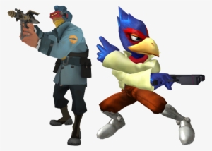 Falco Lombardi From Super Smash Bros Melee - Falco Melee Png