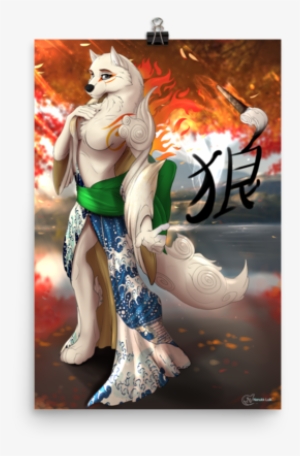 Amaterasu's Kimono Poster - Poster