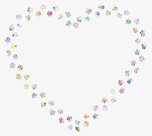 This Free Icons Png Design Of Colorful Paw Prints Heart