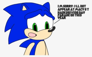 Sonic Will Be Not On Macy's Thanksgiving Day By Marcospower1996 - Cartoon