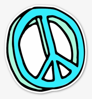 handdrawn peace sign sticker, put is on a car or a - peace zeichen comic