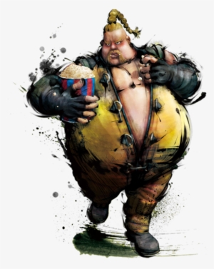 Rufus - Street Fighter Fat Character