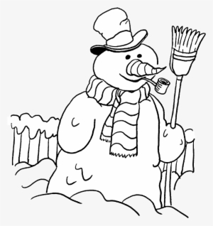 Clip Art Royalty Free Download Snowman With Coloring - School