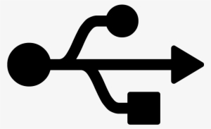 Usb Icon Symbol Vector - Verbatim 5 Port 5.6 A Travel Adaptor