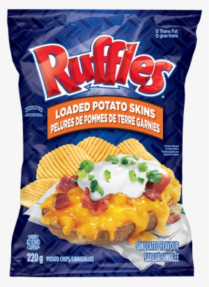 Ruffles® Loaded Potato Skins - Ruffles Loaded Potato Skins Potato Chips