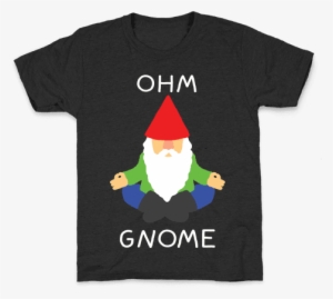 Ohm Gnome Kids T-shirt - Gnome Puns
